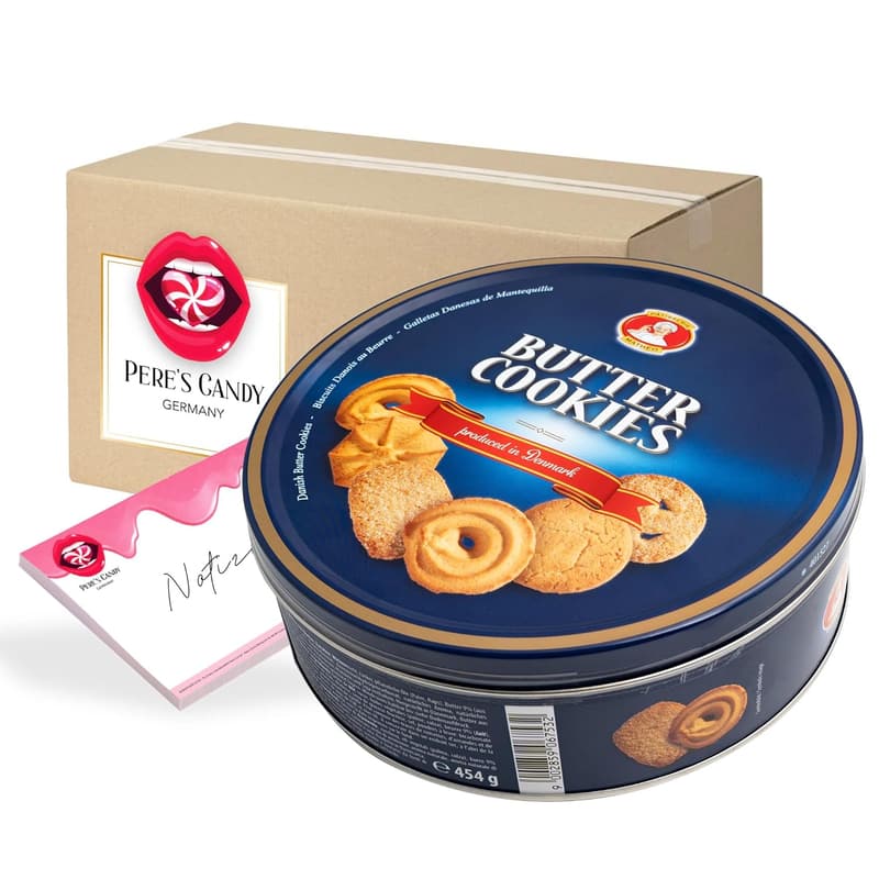 Pere's Candy Bundle: Dänische Butterkekse in nostalgischer Dose 2er Pack