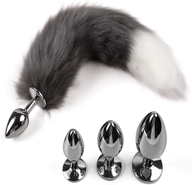 Faux Fell Fuchsschwanz Analplug für Bondage und SM Spaß