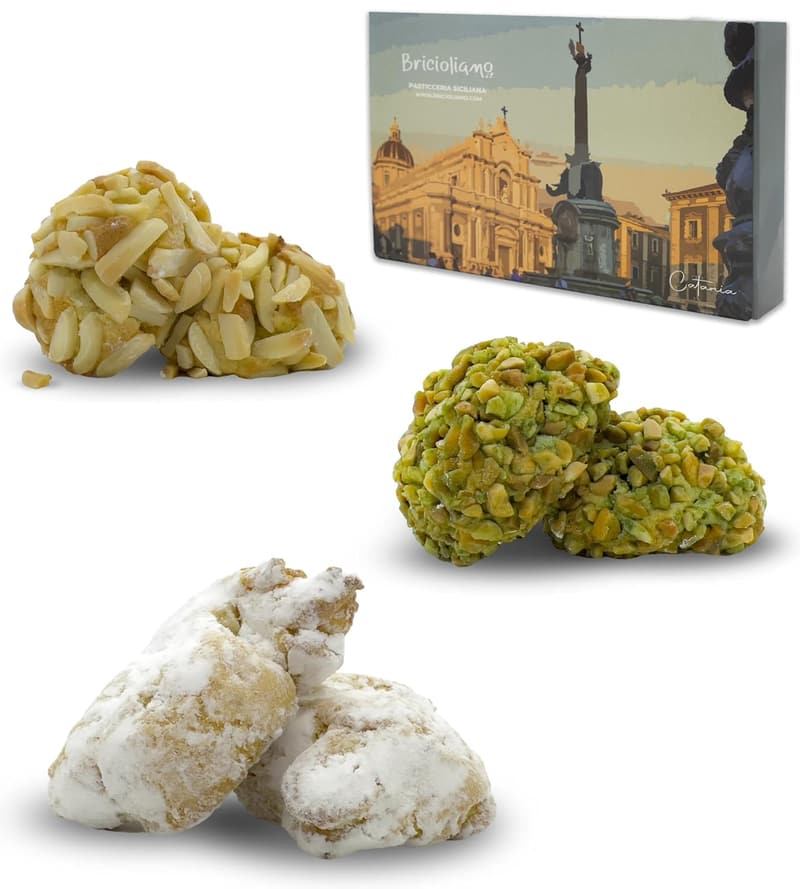 Frisches handwerkliches Mandelgebäck – 40% Mandeln, 1 kg gemischte Box