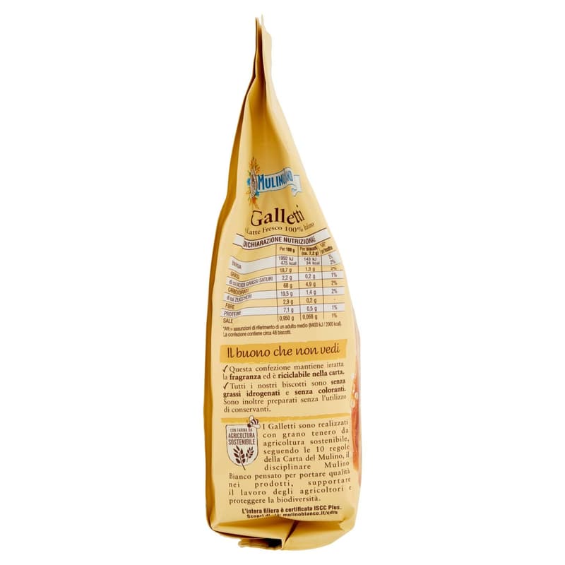 Italienische Frollini Kekse mit frischer Milch, 350 g