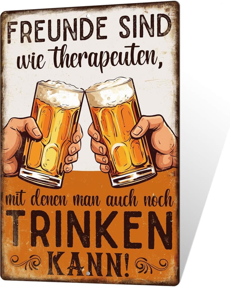 Vintage Blechschild 