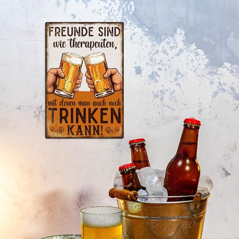 Vintage Blechschild 