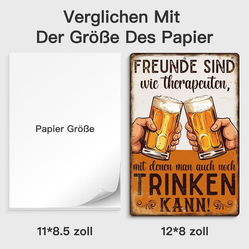 Vintage Blechschild 