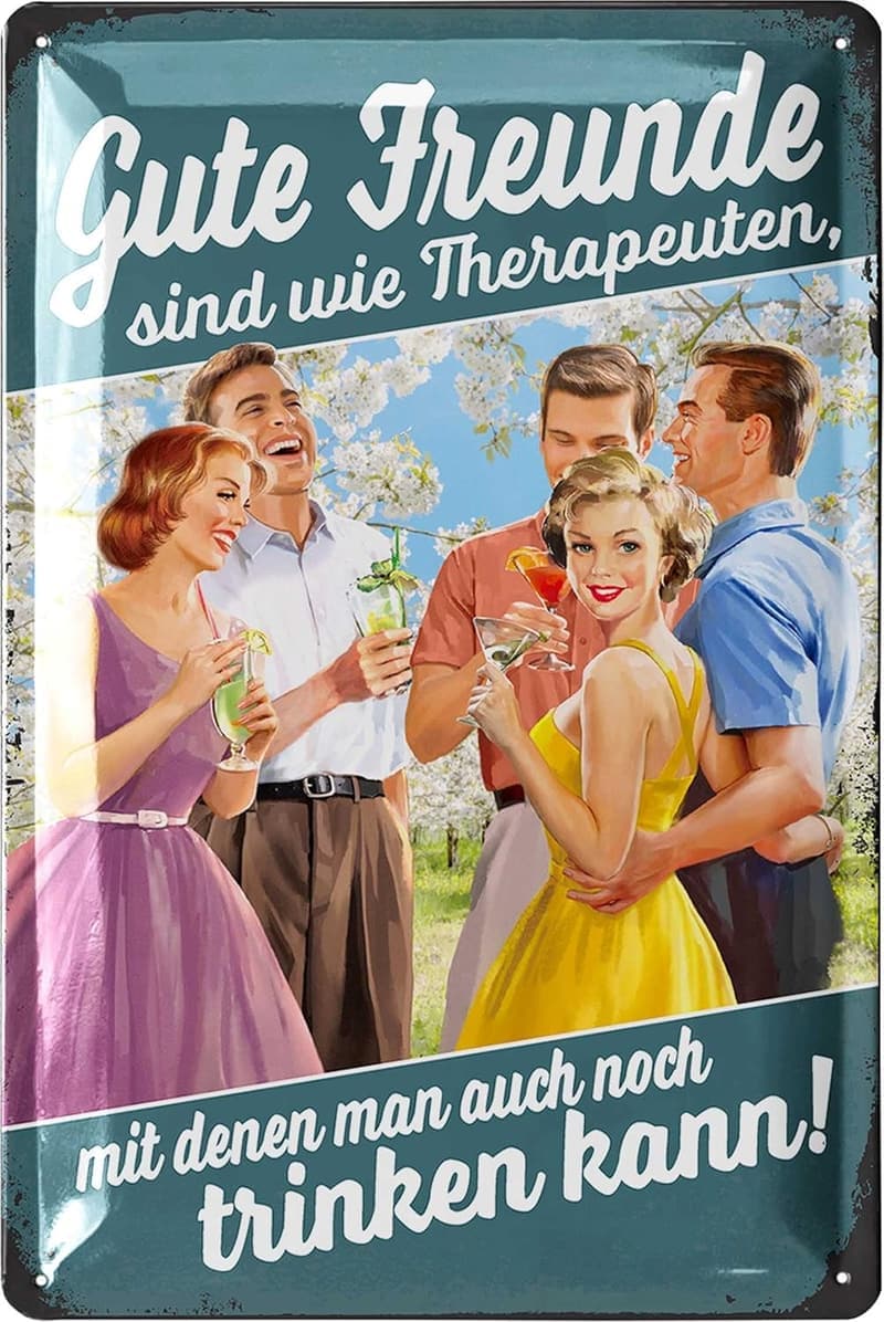 Retro Blechschild 