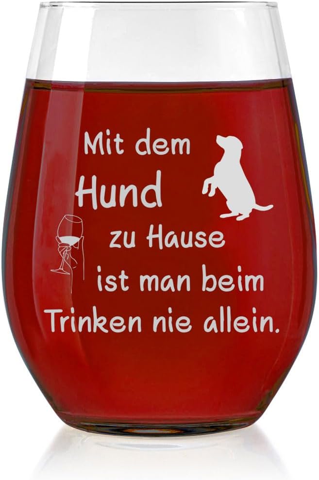 Weingläser mit Geschenkbotschaft für Männer – 480ml Geburtstagsgeschenk