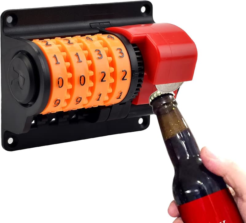 Wand-Flaschenöffner mit Maßstab – ideales Bier-Geschenk für Männer