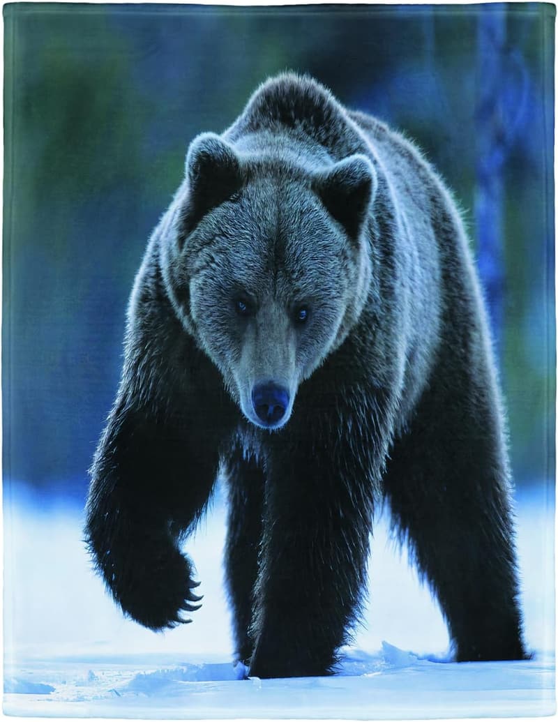 Flauschige Flanell-Decke 150x200 cm in Grau