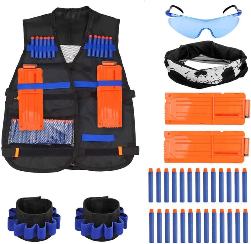 Nerf N-Strike Elite Set: Taktische Weste mit 37 Zubehörteilen