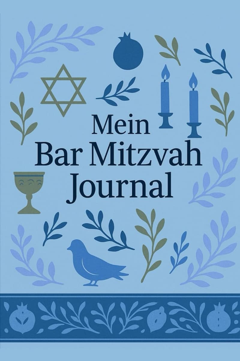 Bar Mitzvah Journal: Persönliches Erinnerungsbuch für Jungen