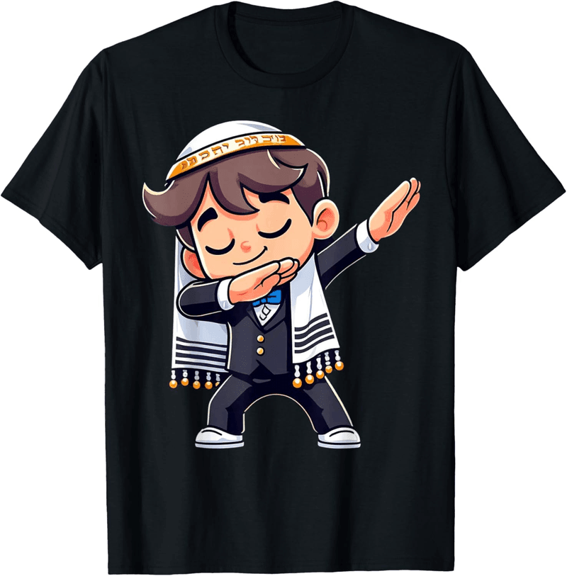 Bar Mitzvah T-Shirt für Jungen mit Dabbing Motiv