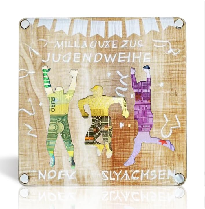 Jugendweihe Geldgeschenkverpackung für Mädchen und Jungen