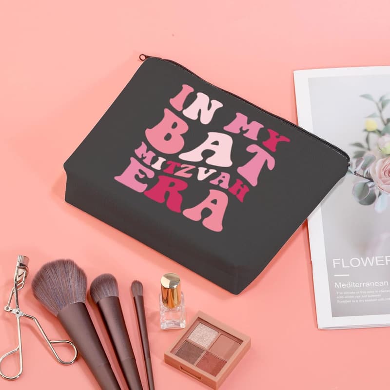 Make-up-Tasche zur Bat Mitzvah – Jüdisches Geschenk für Frauen