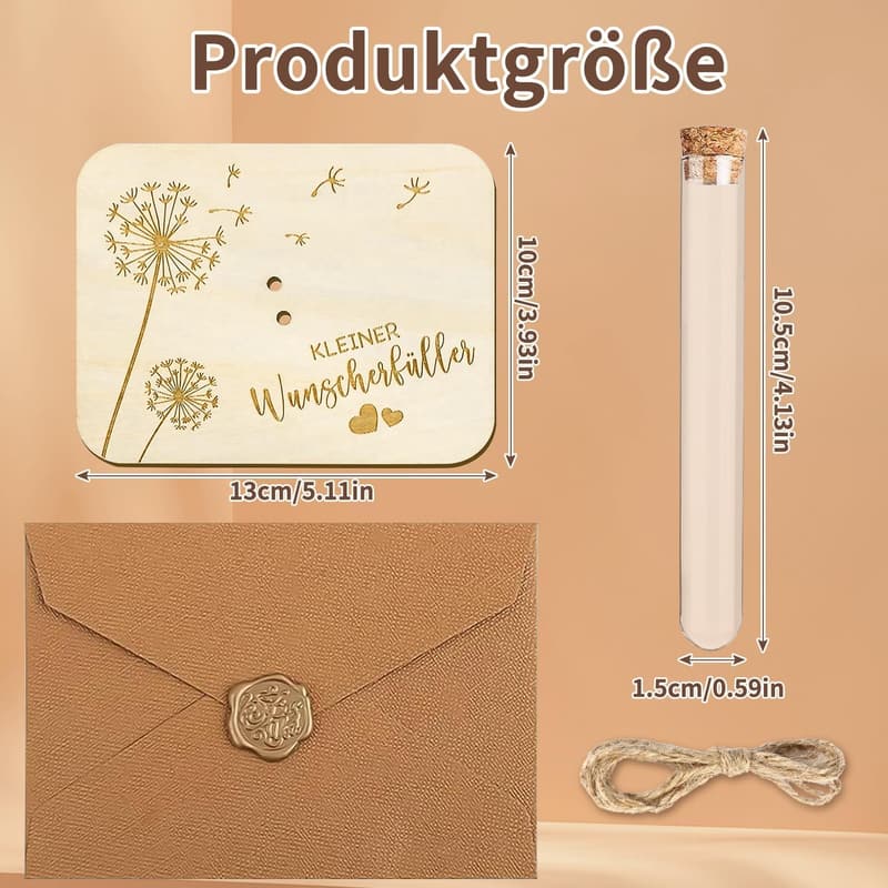 Kreative Geldgeschenkverpackung mit Pusteblume für alle Anlässe