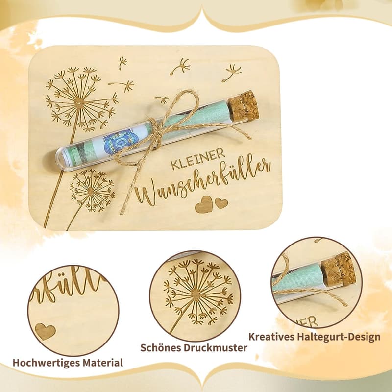 Kreative Geldgeschenkverpackung mit Pusteblume für alle Anlässe