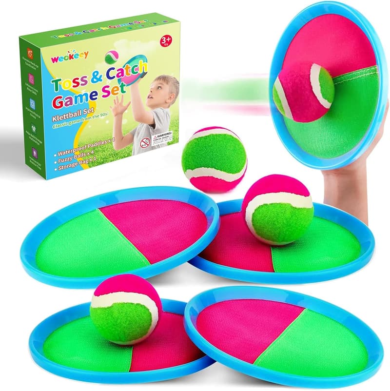 Klettballspiel für Kinder – Wasserdichtes Outdoor-Spielzeug ab 3 Jahren