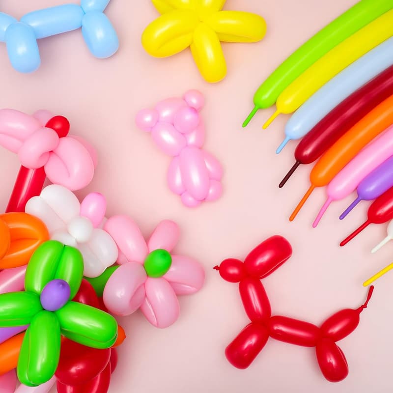 100 Stück bunte Modellierballons 30 cm für Parties und Geburtstage