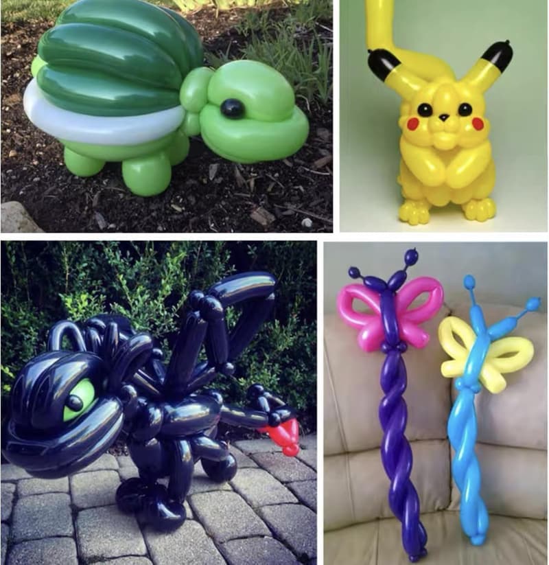 150 Modellierballons mit Pumpe - Mehrfarbig, 30 cm, für Partys