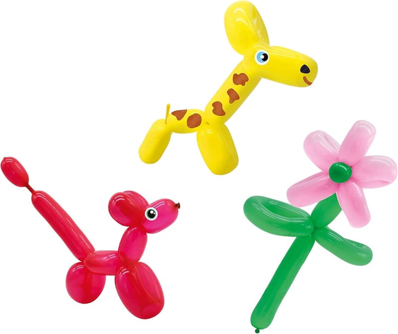 Modellierballons für Tiere, bunte Ballons zum Basteln