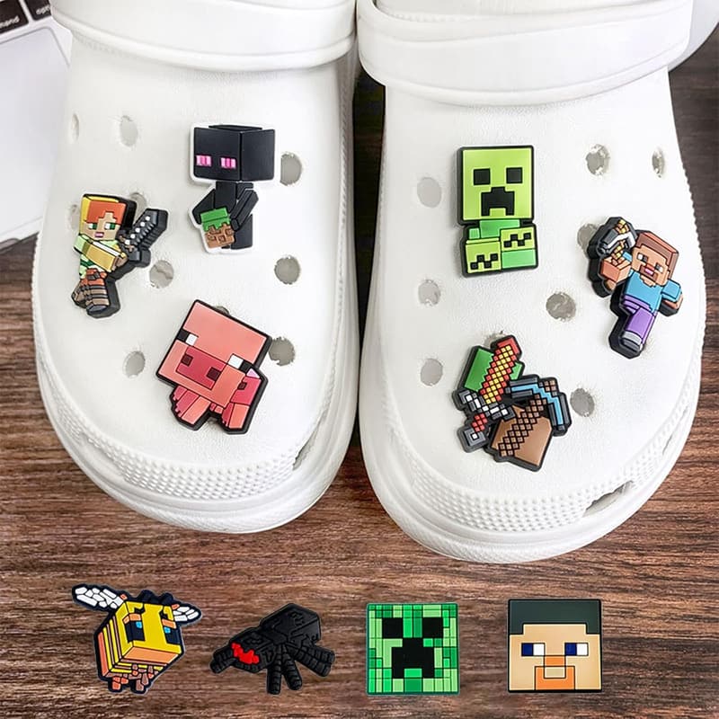 30 Stück PVC Schuh Charms – Clog Dekorationen für Jungen und Mädchen