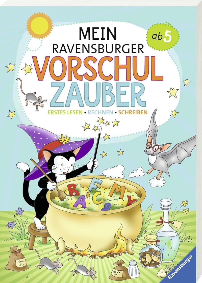 Vorschulzauber: Ravensburger Lernspiel für Erste Worte, Zahlen und Schreiben