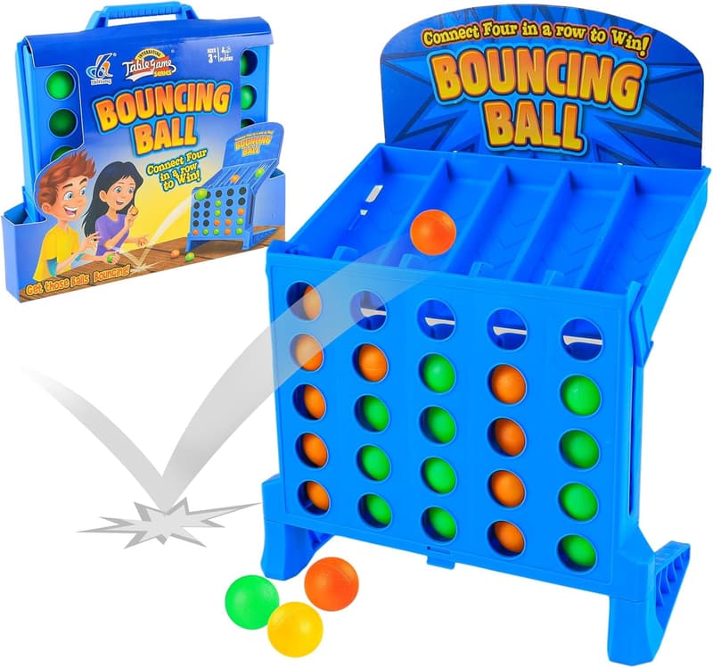 Bounce Off Spiel für Kinder und Erwachsene – 4 Gewinnt Bälle