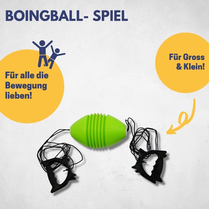 Boingballspiel für 2 Spieler - Robustes Reaktionsspiel für die Familie