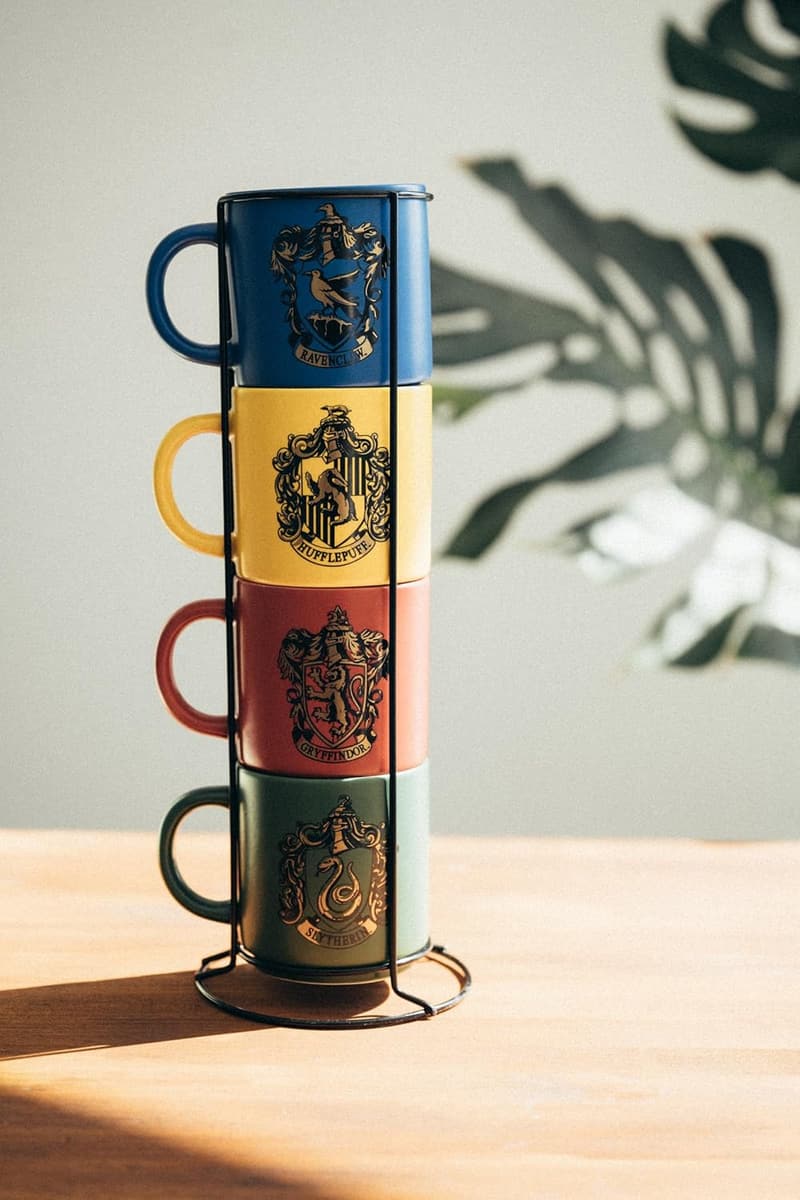 Harry Potter Kaffeetassen Set (4er) - Hogwarts Keramikbecher 300 ml