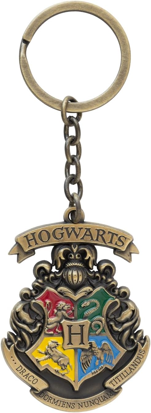 Harry Potter Schlüsselanhänger mit Hogwarts-Ring – Offizieller Fanartikel