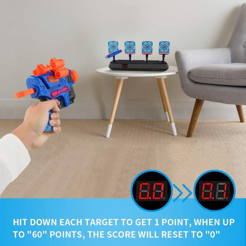 Digitale Zielscheibe für Kinder mit 20 Darts – Spielzeug für Geburtstag und Weihnachten