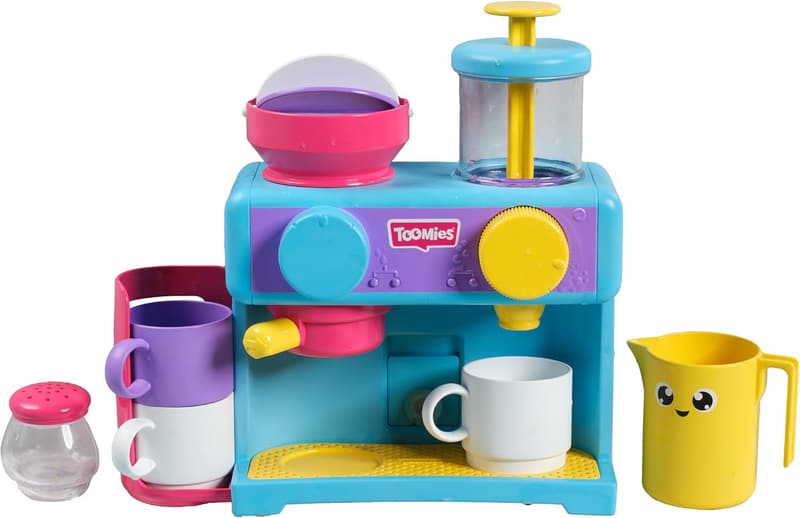 Wandmontiertes Bade-Barista Spielzeug für Kleinkinder ab 18 Monaten