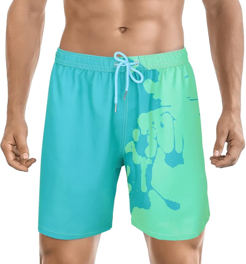 Farbwechselnde Badehose für Männer – Schnelltrocknend und temperaturempfindlich