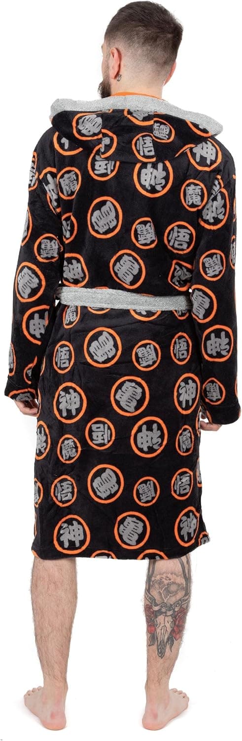 Goku Dragon Ball Z Herren Bademantel in Schwarz - XL