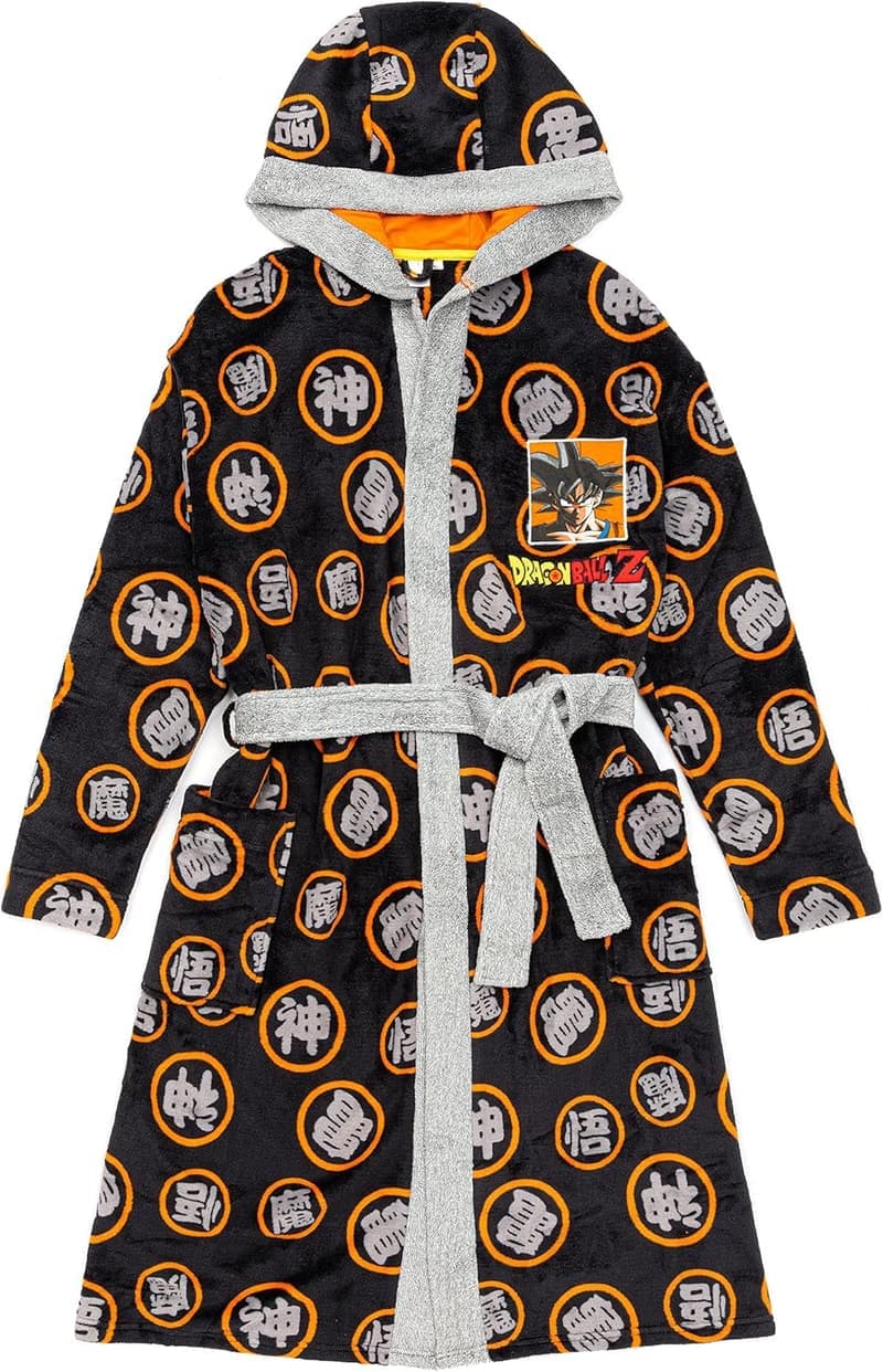 Goku Dragon Ball Z Herren Bademantel in Schwarz - XL
