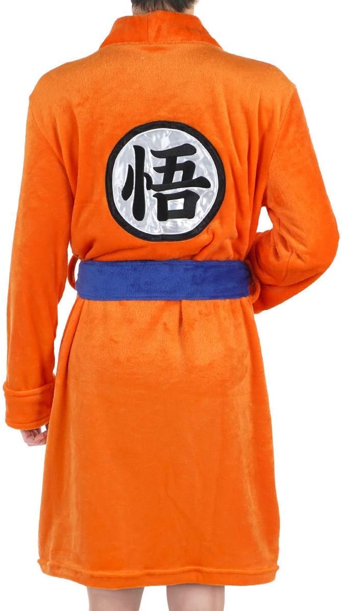 CoolChange Son Goku Bademantel mit GO Zeichen - Größe S/M, L