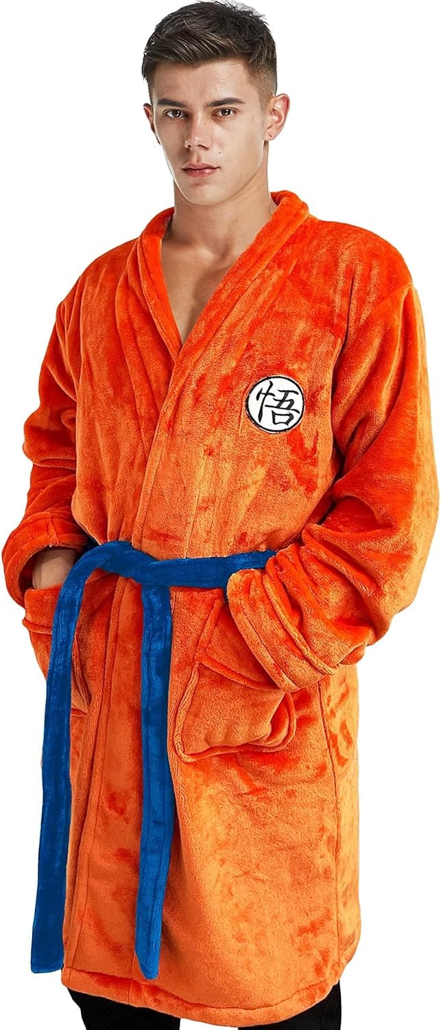 Goku Kostümset aus Plüsch für Erwachsene – Unisex Halloween-Cosplay