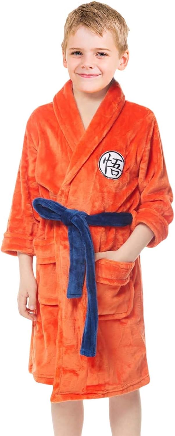 Weicher Plüsch-Bademantel für Kinder – Anime Halloween Cosplay