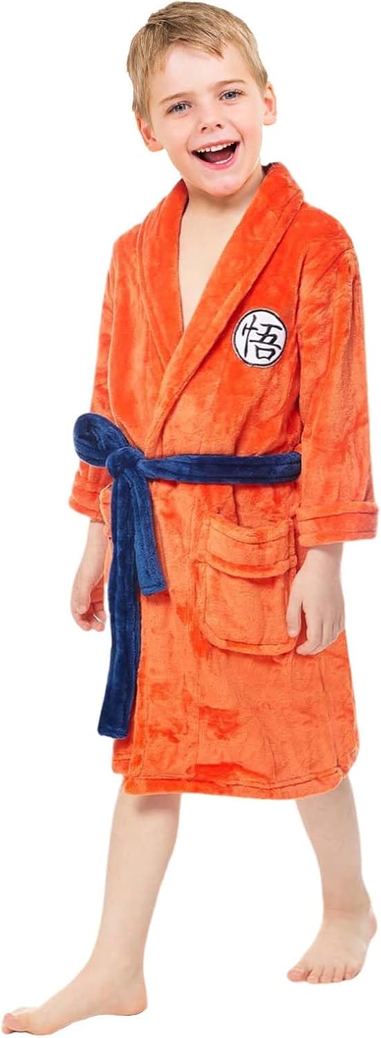 Weicher Plüsch-Bademantel für Kinder – Anime Halloween Cosplay