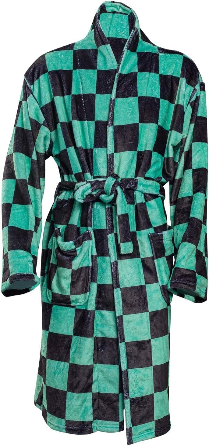 Tanjiro Kamado Cosplay Bademantel aus Coral Fleece