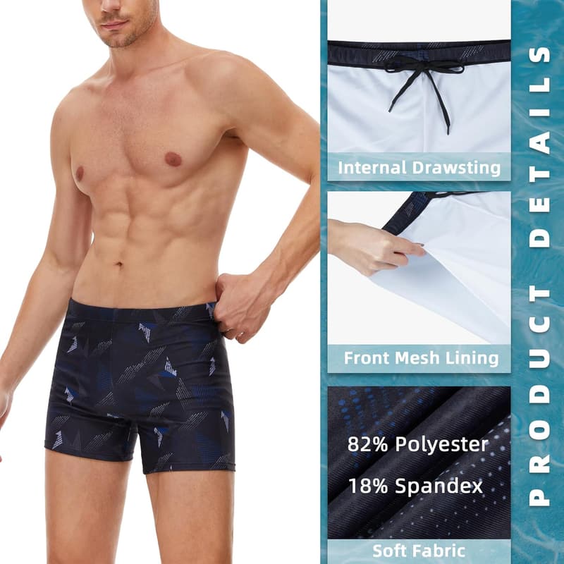 Herren Badehose Kurz für Wassersport - Enges Design