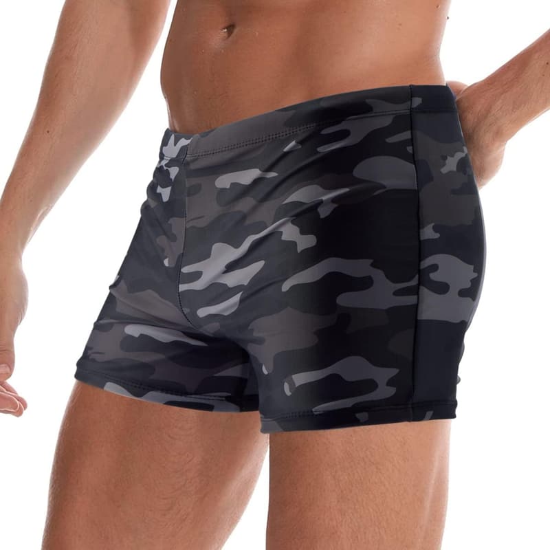 Herren Badehose Kurz mit Tunnelzug und UV-Schutz für Wassersport