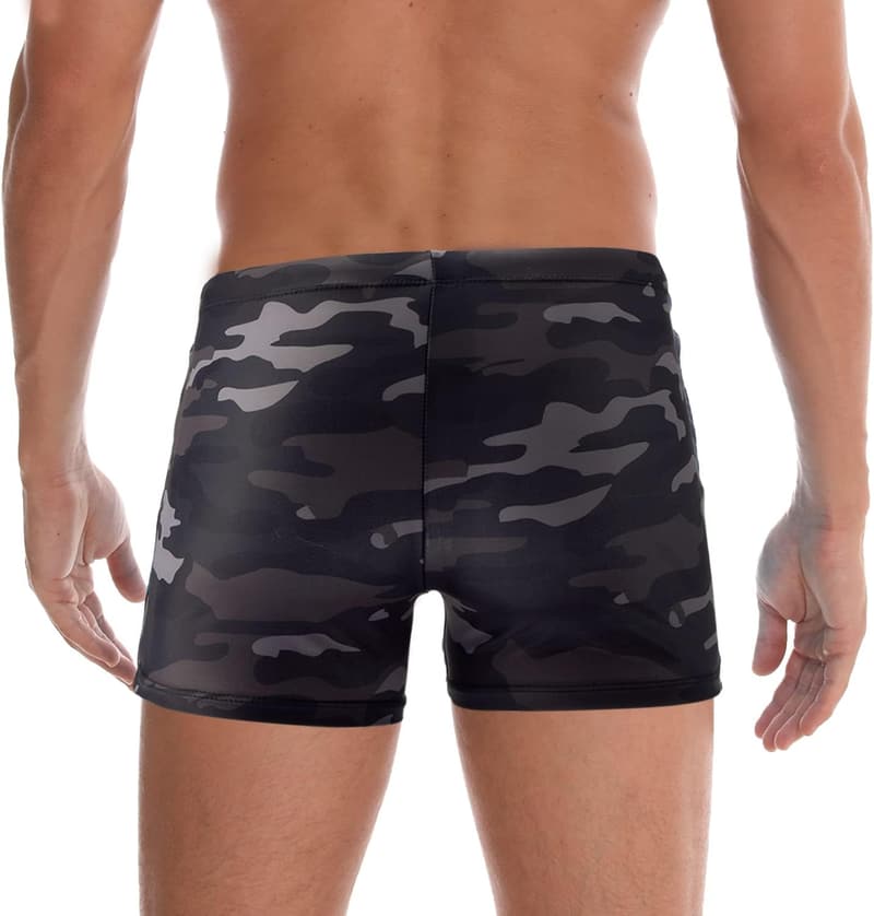 Herren Badehose Kurz mit Tunnelzug und UV-Schutz für Wassersport