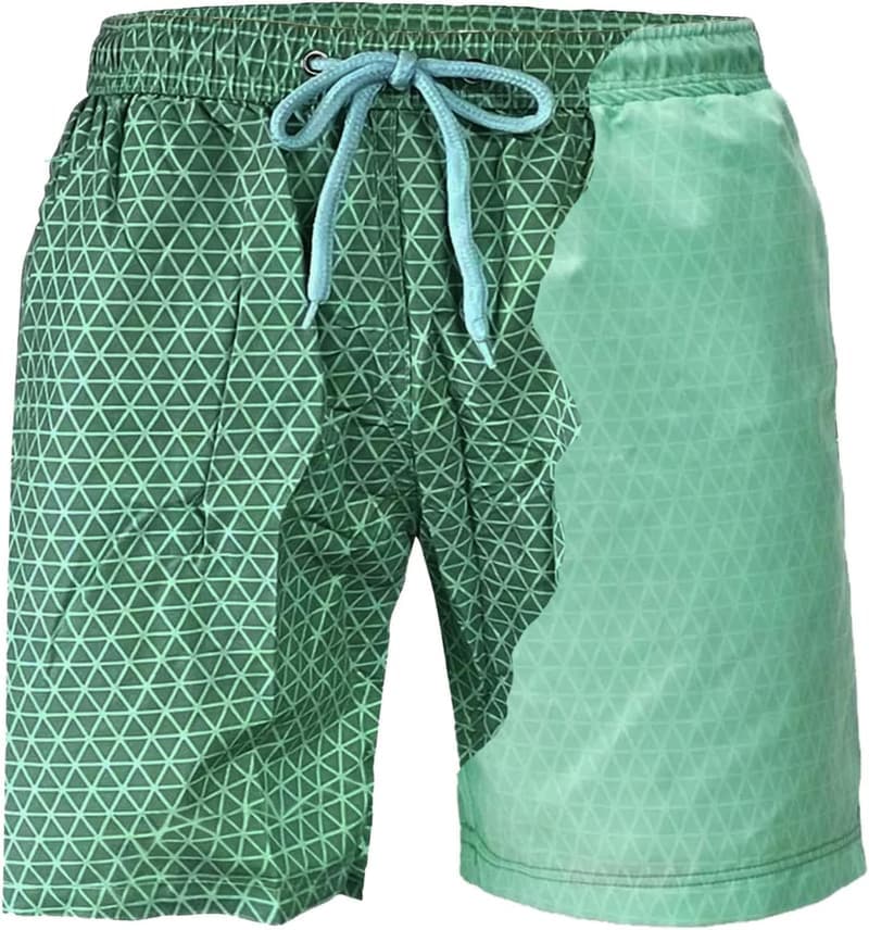 Farbwechsel Badehose für Herren – schnell trocknend, Strandshorts