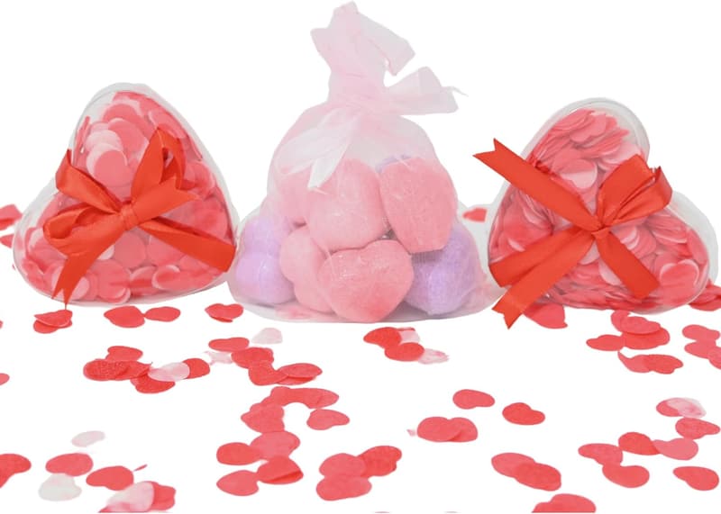 Romantisches Bade Set mit Herz-Badebomben für Frauen – Valentinstag