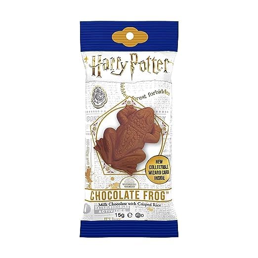 Harry Potter Schokofrosch 2er Pack (30g) mit Sammelkarte, Milchschokolade