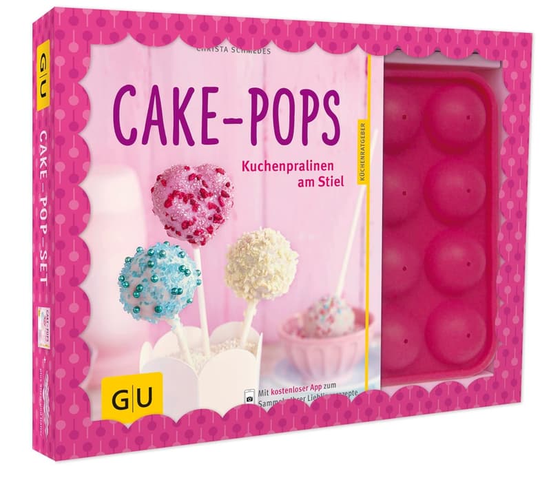 Cake-Pop-Set mit Backform für 16 Cake-Pops - GU Backen Plus