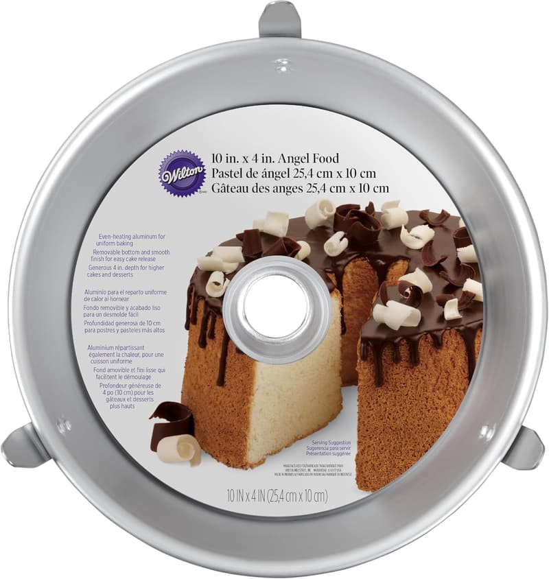 Wilton Kranz-Backform für Engelshaarkuchen, 25,4 cm, Grau