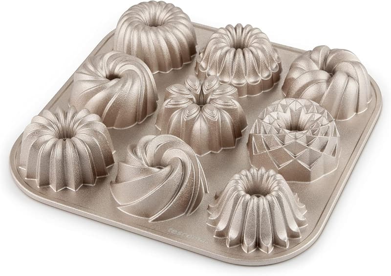 Tescoma DELíCIA Mini-Napfkuchen Backform mit Antihaft-Beschichtung