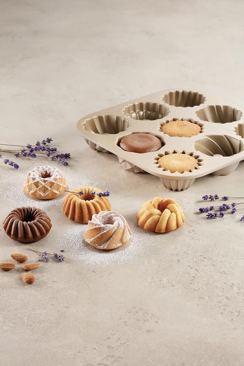Tescoma DELíCIA Mini-Napfkuchen Backform mit Antihaft-Beschichtung