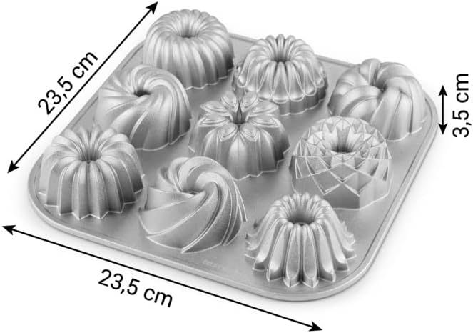 Tescoma DELíCIA Mini-Napfkuchen Backform mit Antihaft-Beschichtung