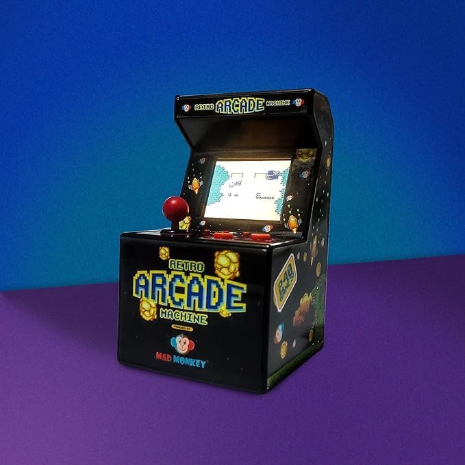 Mini Arcade Konsole mit 240 Spielen – 8 Bit Retro Gaming Erlebnis